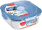 Maped 870503 Voorraaddoos Vierkant Doos 1,2 l Blauw, Transparant 1 stuk(s)