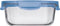 Maped 870503 Voorraaddoos Vierkant Doos 1,2 l Blauw, Transparant 1 stuk(s)