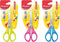 Maped - Kinderschaartjes - Assorti Rood, Groen, Blauw - scharen