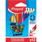 Maped - Kleurpotlood maped colorpeps mini strong 12 stuks