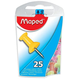 Maped Office - prikbordspelden, ophangdoosje met 25 stuks