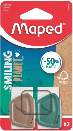 Maped Smiling Planet gum | 2 stuks