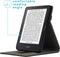 imoshion E-reader Hoesje - Geschikt voor Tolino Shine 4, Kobo Clara 2E - Stand Flipcase - Lichtblauw