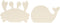 Figuren - Hout - Naturel - 16x9,5-12cm - 2 Stuks