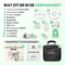 Vulpes Goods® HealthCare - Ultrasone Vernevelaar - Draagbaar Inhalatieapparaat - Incl. 3 mondstukken & luxe reistas