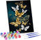 Rubye® Schilderen Op Nummer - Vlinders - Compleet Pakket met Penselen en Verf - 40x50cm