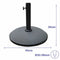 Marbueno Base Parasol Rond 45x36 cm 20KG Grijs Tuin, Zwembad en Terras 10449