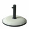 Marbueno Base Parasol Rond 50x37 cm 25KG Wit Tuin, Zwembad en Terras 10453