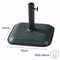 Marbueno Basis Parasol Vierkant Cement 35X35X5,2 cm 11KG Groen Tuin, Zwembad, Terras