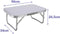 Marbueno Klaptafel Aluminium D19 Geassorteerd Camping en Strand 56X34X24,5 cm 10015