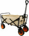 Marbueno Opvouwbare Multifunctionele Kar 200 KG Beige Tuin, Strand, Kamperen 86X50X59 cm
