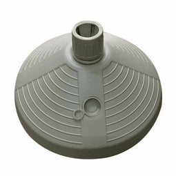 Marbueno Parasol Rond 38x38x14 cm 10L Wit Tuin, Zwembad en Terras 10502