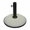 Marbueno Parasol Rond Beton 36x29,5 cm 11KG Wit Tuin, Zwembad en Terras 10445