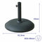 Marbueno Parasol Rond Cement 41,5x35 cm 15KG Zwart Tuin, Zwembad en Terras 10447