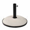 Marbueno Parasol Rond Cement 45x36 cm 20KG Wit Tuin, Zwembad en Terras 10451