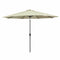 Marbueno Parasol Staal 8 Spaken D270 cm Polyester Beige Tuin, Zwembad, Terras 10483