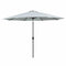 Marbueno Parasol Staal 8 Spaken D270 cm Polyester Wit Tuin, Zwembad en Terras