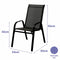 Marbueno Tuinstoel Staal Zwart 91X54X65 cm 10467