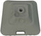 Marbueno Vierkante Parasol Basis Kunststof 45x45x27 cm 30L Wit Tuin, Zwembad 10498