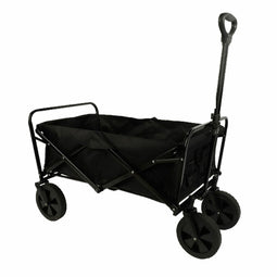 Marbueno Vouwbare Multiuse Kar 150 KG Zwart Tuin, Strand en Kamperen 86X50X59 cm