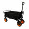 Marbueno Vouwbare Multiusos Trolley Staal 200 KG Zwart Tuin, Strand en Camping 86X50X59 cm