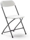 Marbueno Vouwstoel Kunststof Wit 44x44x79 cm Catering, Strand en Kamperen 10532