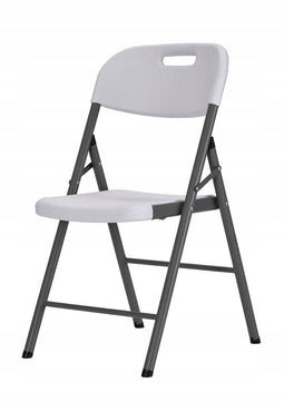 Marbueno Vouwstoel Kunststof Wit 44x53x83 cm Catering, Strand en Kamperen 10531