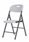 Marbueno Vouwstoel Kunststof Wit 44x53x83 cm Catering, Strand en Kamperen 10531