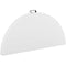 Marbueno Vouwtafel Resina Wit D.122x74 cm Catering, Strand en Kamperen 10530