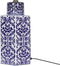 MARCELIN - Tafellamp - Wit/Blauw - Porselein