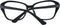Marciano by Guess GM0386 54001 bril zonder sterke - Dames - Zwart