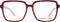 Marciano by Guess GM0394 54071 bril zonder sterke - Dames - Rood