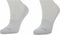 Marcmarcs 2-paar invisible sneaker sokjes - 38 - Wit