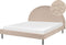 MARGUT - Bed - Beige - 160 x 200 cm - Bouclé