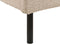 MARGUT - Bed - Beige - 160 x 200 cm - Bouclé