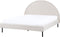 MARGUT - Bed - Beige - 160 x 200 cm - Polyester