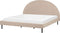 MARGUT - Bed - Beige - 180 x 200 cm - Bouclé