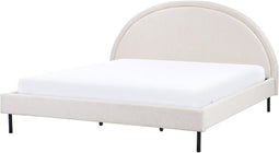 MARGUT - Bed - Beige - 180 x 200 cm - Polyester