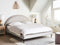 MARGUT - Bed - Lichtgrijs - 180 x 200 cm - Polyester