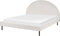 MARGUT - Bed - Wit - 160 x 200 cm - Bouclé