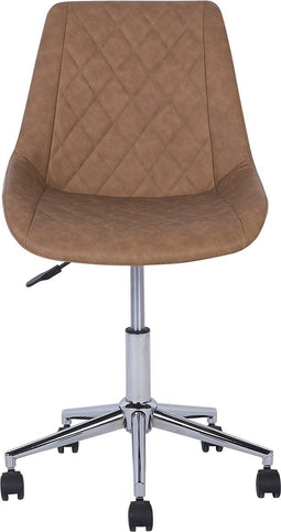 MARIBEL - Bureaustoel - Bruin - Kunstleer