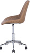 MARIBEL - Bureaustoel - Bruin - Kunstleer
