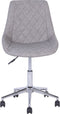 MARIBEL - Bureaustoel - Grijs - Kunstleer