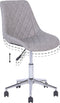 MARIBEL - Bureaustoel - Grijs - Kunstleer