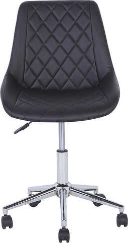 MARIBEL - Bureaustoel - Zwart - Kunstleer