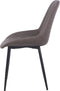 MARIBEL - Eetkamerstoel - Donkerbruin - Kunstleer