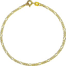 Marie Celeste armband figaro 1,8 mm - Goud