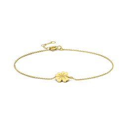 Marie-Celeste Armband Klaver 16,5 + 2 cm - Goud