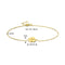 Marie-Celeste Armband Klaver 16,5 + 2 cm - Goud