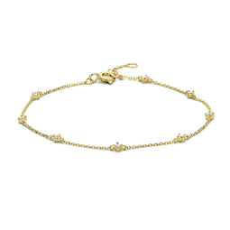 Marie-Celeste Armband Zirkonia 0,8 mm 16,5 - 17,5 - 18,5 cm - Goud